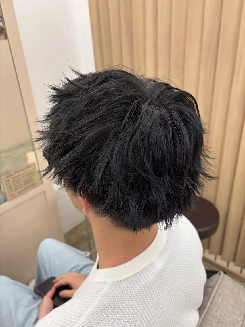 カラー メンズ メンズハイライト ハイライトカラー Asuka /SOYON難波のヘアスタイル
