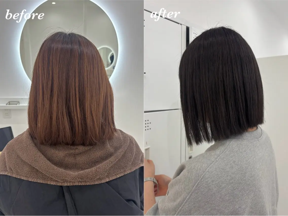 ショート カラー カット ヘアカラー トリートメント 【aini天王寺】 𝐚𝐢𝐫𝐢✂︎のヘアスタイル