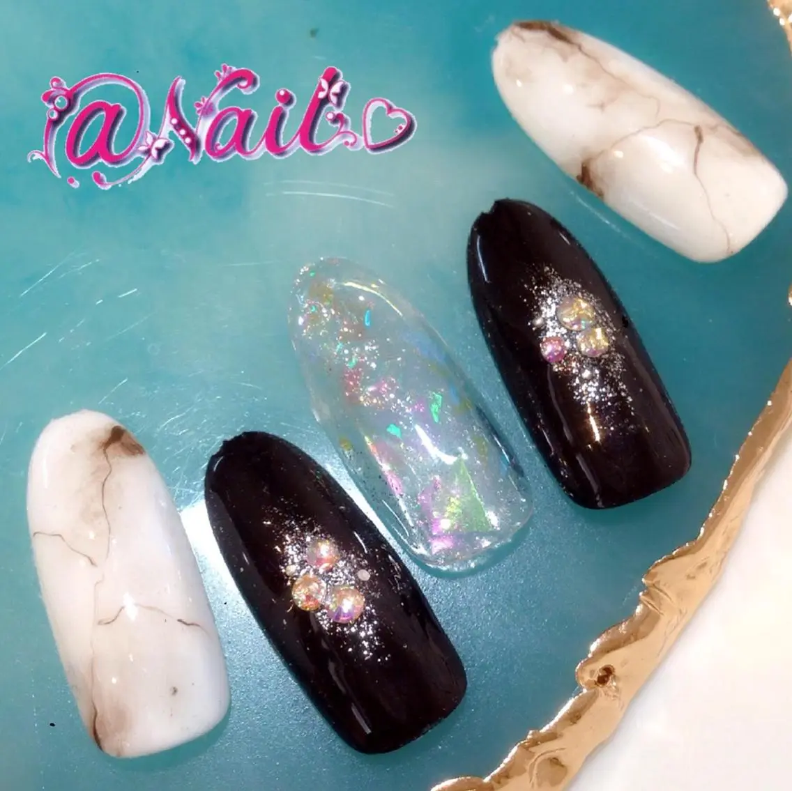 ネイル ネイルチップ 小尾 栞のネイルデザイン