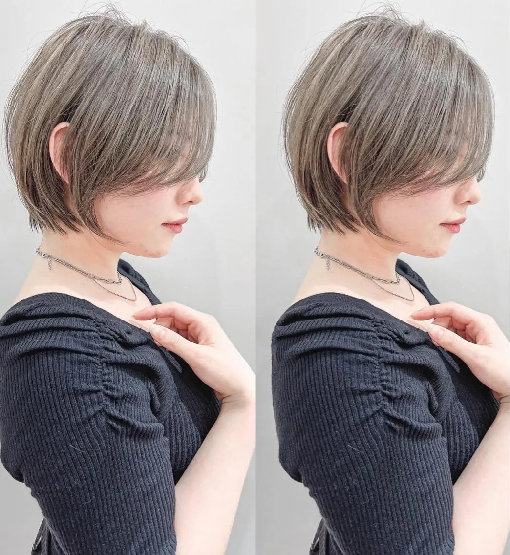 ショート カラー カット ヘアカラー トリートメント 🧡ショートの達人 🧡SHOのヘアスタイル