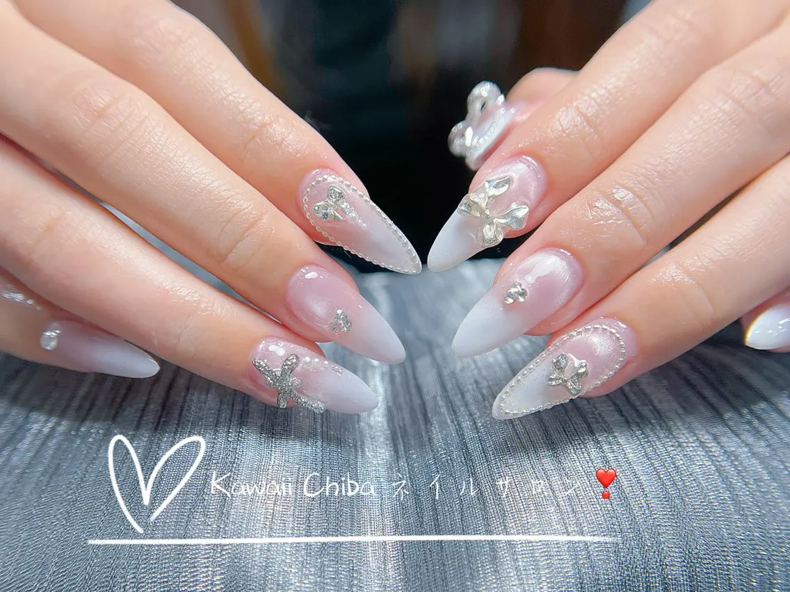 ネイル 長さ出し フットネイル 韓国ネイル 夏ネイル Kawaii Chiba nailのネイルデザイン