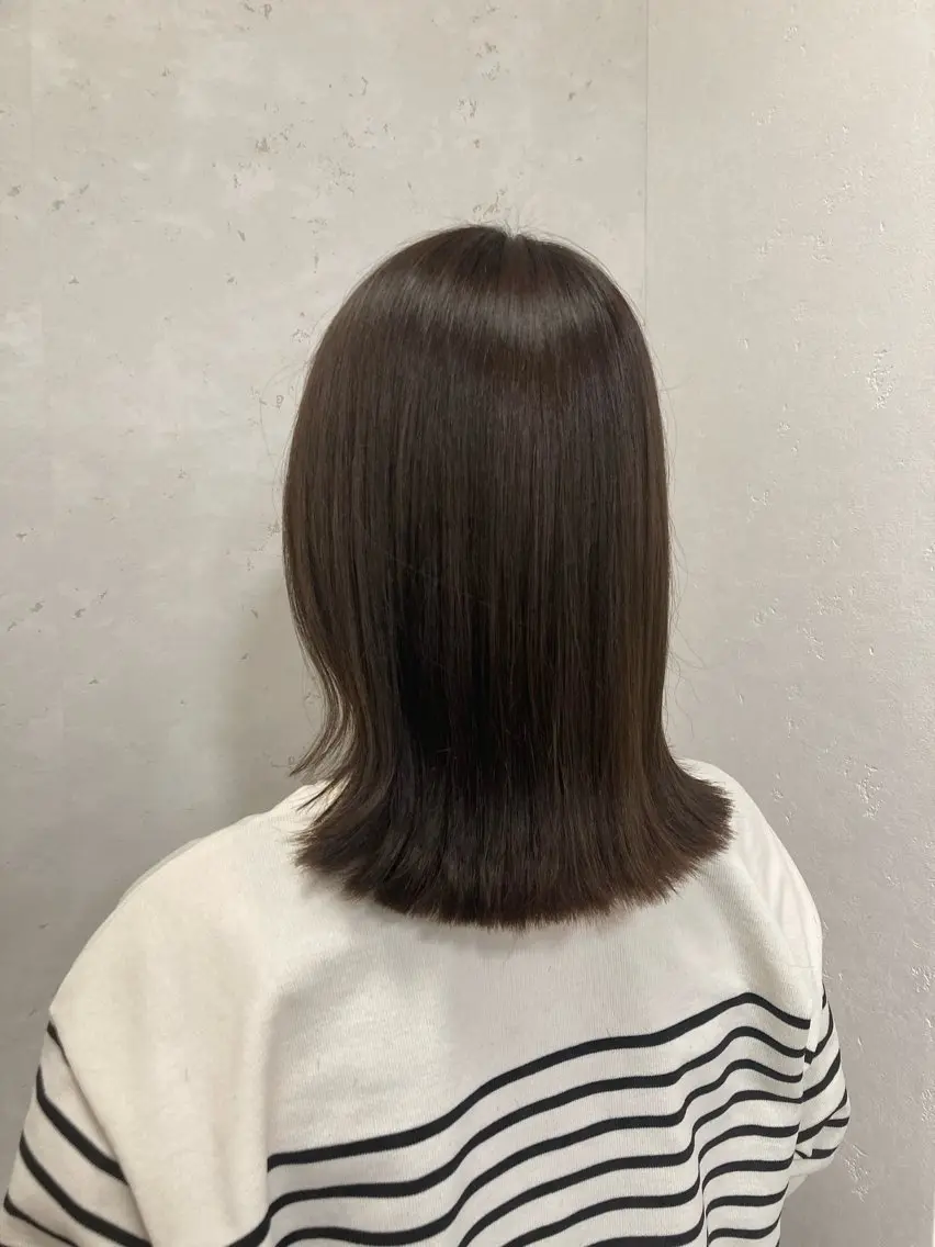 ミディアム カラー 髪質改善 TOMOMIのヘアスタイル