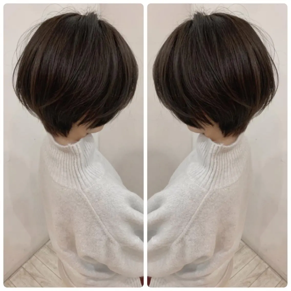 ショート カット トリートメント 京都大人女性ショート 徒歩1分/秋山のヘアスタイル