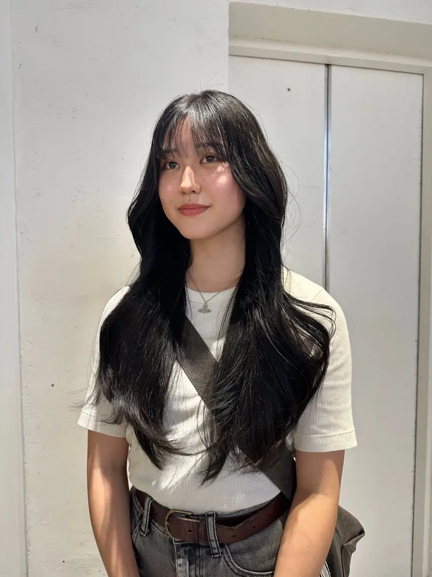 ロング ヘアカラー 韓国ヘアメンズ・レデ ィース特化ミクのヘアスタイル
