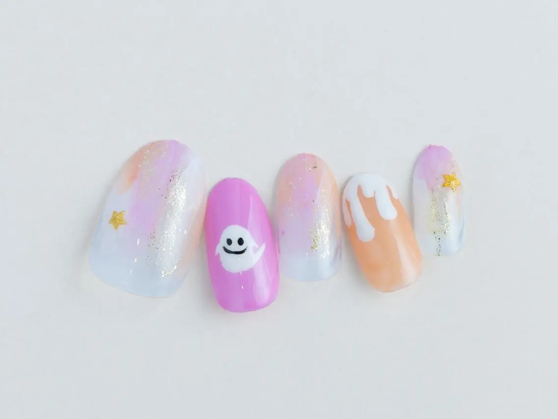 ミディアム ハンドネイル Tiary🤍 Sachikaのネイルデザイン