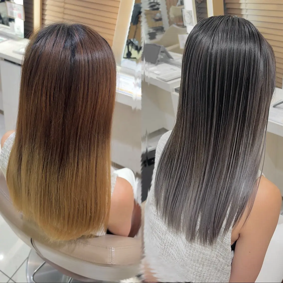 ロング カラー バレイヤージュ 髪質改善 レイヤーカット ヘアカラー トリートメント 大宮/バレイヤージュ 髪質改善/澤田隆誠のヘアスタイル