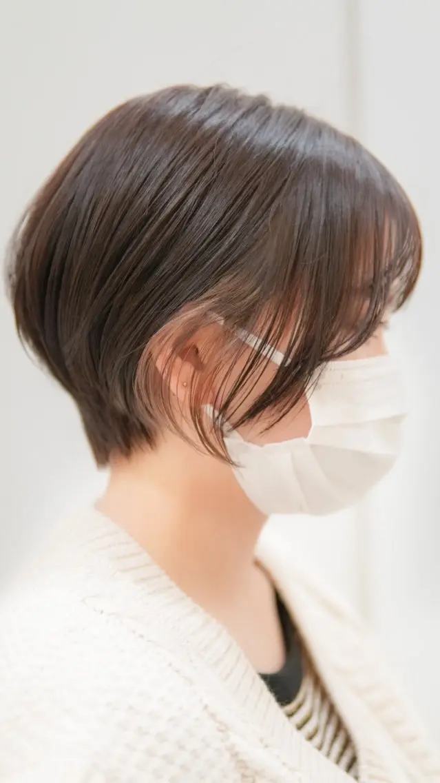 ショート カラー 髪質改善ケア/透明感 カラー伊藤 千尋のヘアスタイル