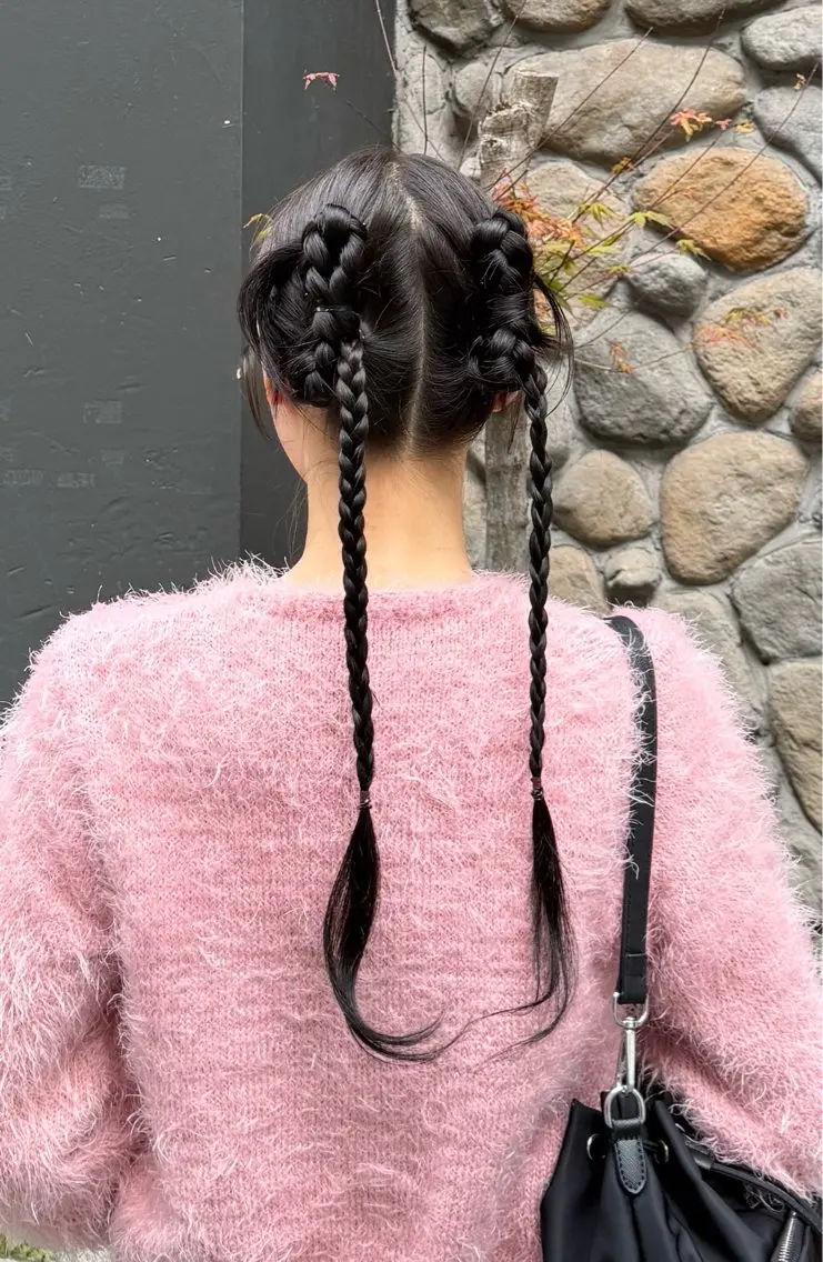 ロング 韓国風ヘア ヘアセット SHIORI/ ベージュカラー/ボブのヘアスタイル