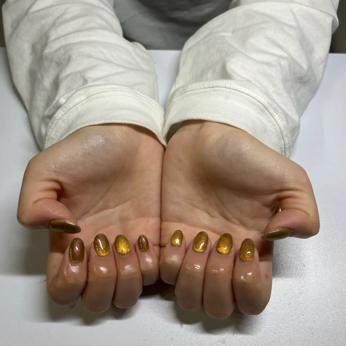 ネイル マグネットネイル ハンドネイル IROHA nail Ami🐊🎀のネイルデザイン