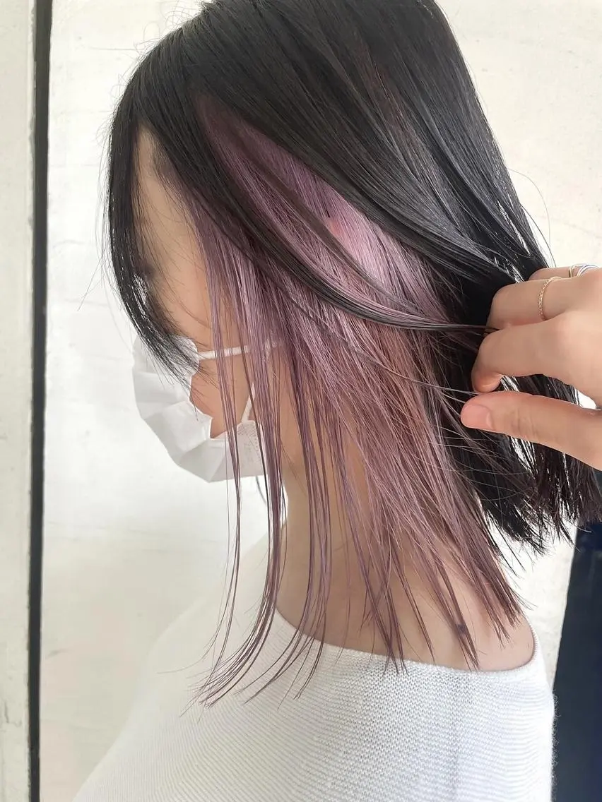 人気【インナーカラー】+カラー+カット+オージュアtr+印象診断=¥22000→¥18000の写真