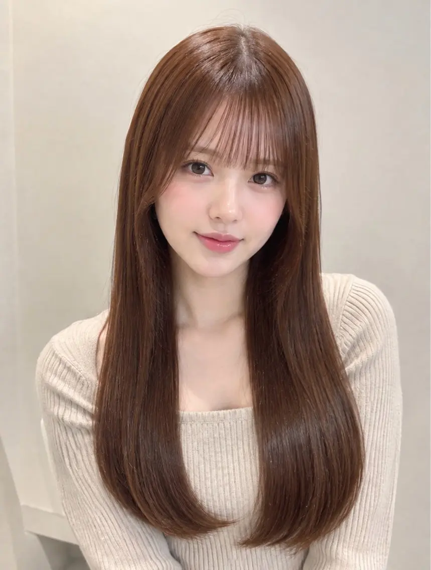 ロング カラー 透明感カラー ヘアカラー 透明感カラー💎 アレンジ🩰Rimiのヘアスタイル