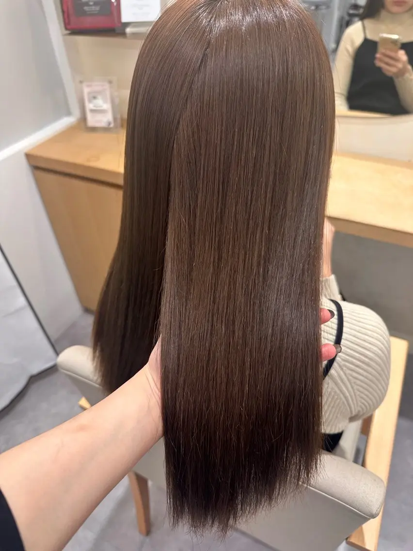 セミロング ヘアカラー トリートメント モデル募集中🌷 yuraのヘアスタイル