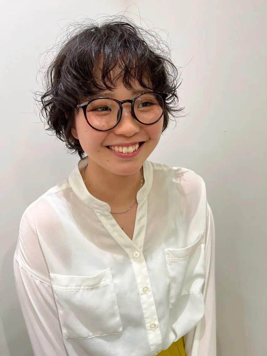 パーマ カット パーマ 浪 一平のヘアスタイル