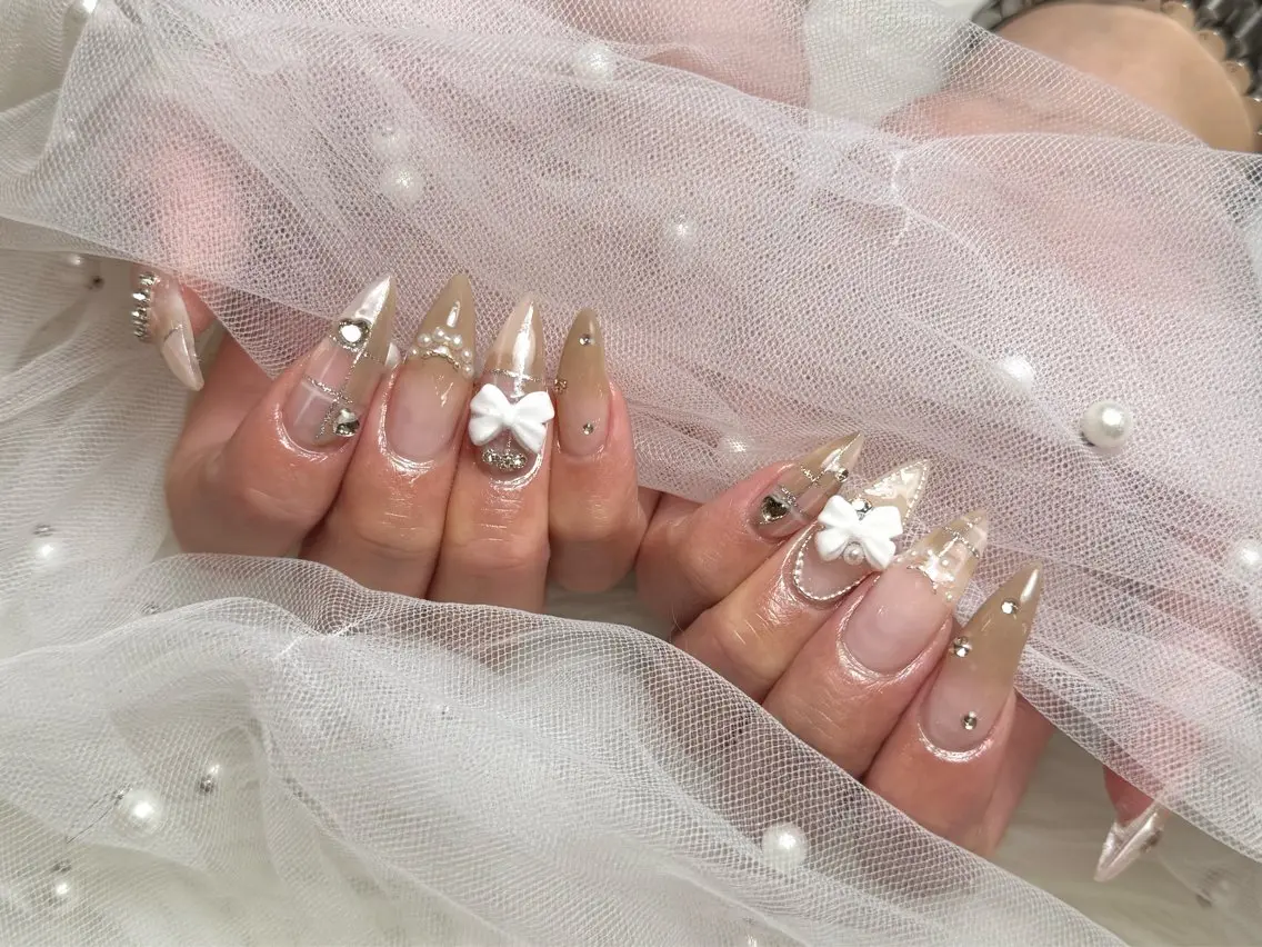 ネイル ハンドネイル peTiT ✨️ yuzuki💞🫧のネイルデザイン