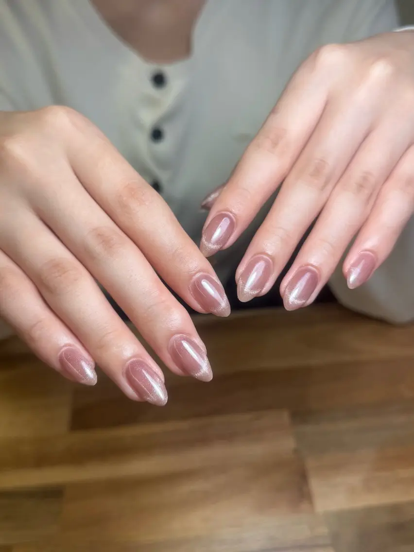 ネイル ハンドネイル ユリ🎀長さだし/ パラジェル/持ち込みのネイルデザイン