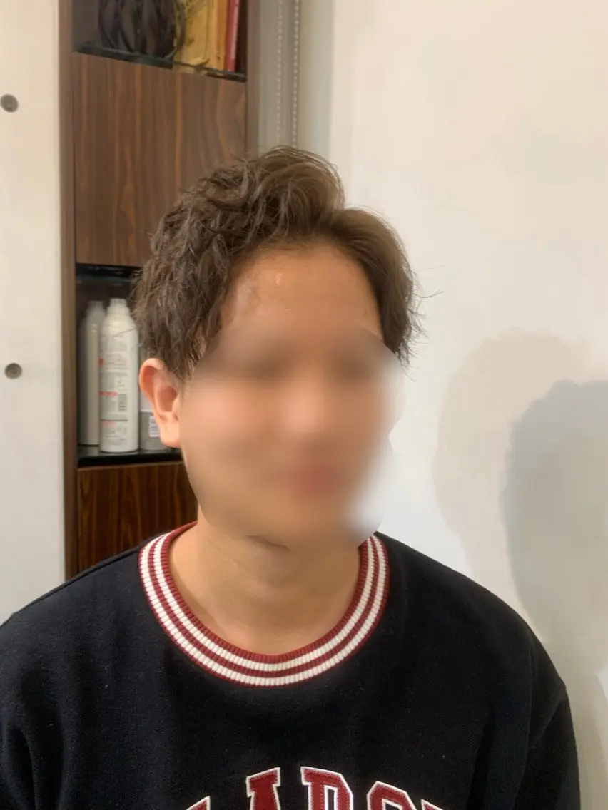 カラー パーマ メンズ メンズパーマ 田中 芳樹のヘアスタイル