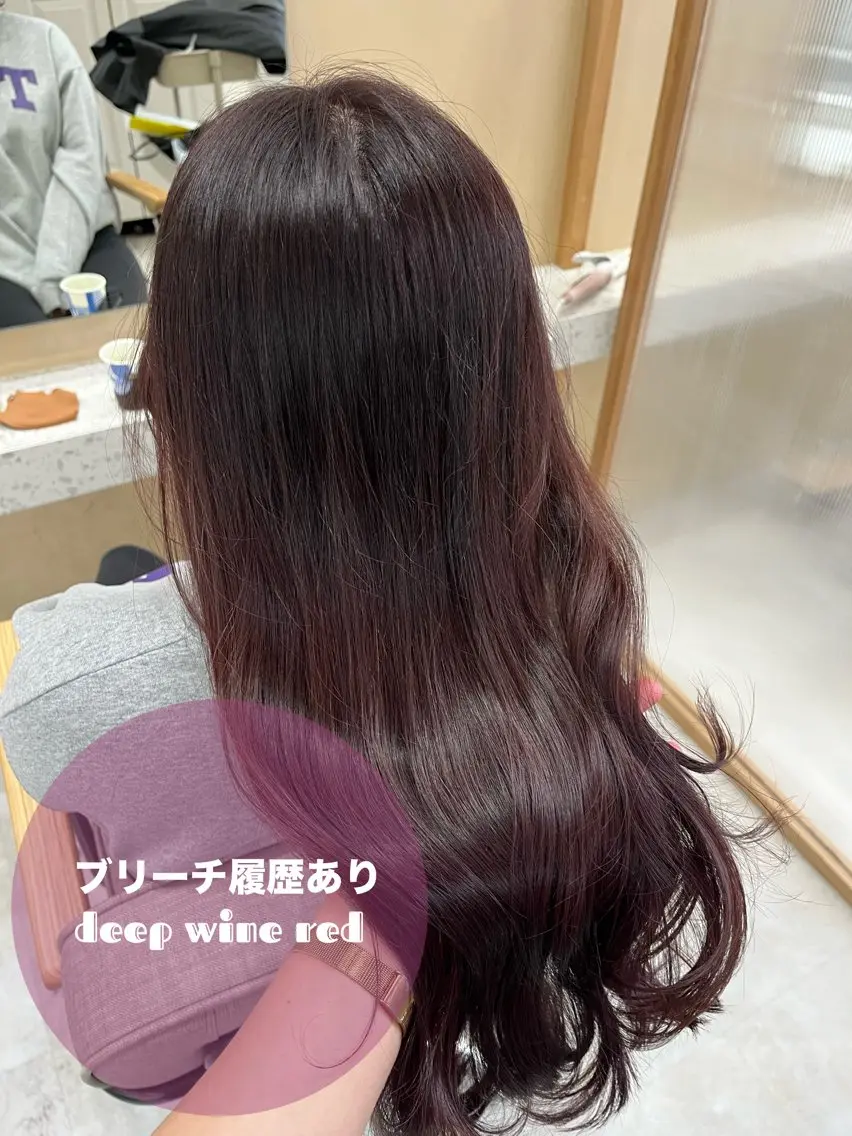 セミロング カラー ヘアアレンジ カット ヘアカラー トリートメント 🥀暖色韓国ヘア💕 保科侑花のヘアスタイル