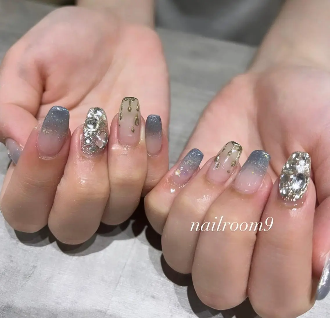 ネイル 持ち込み ハンドネイル nail room9 ☺︎のネイルデザイン