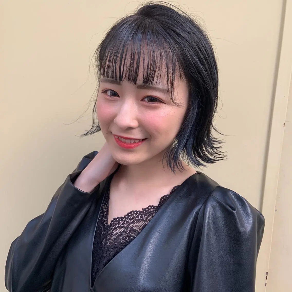 ミディアム カット ヘアカラー 韓国✖️網紅🖤 パーマYURIYAのヘアスタイル