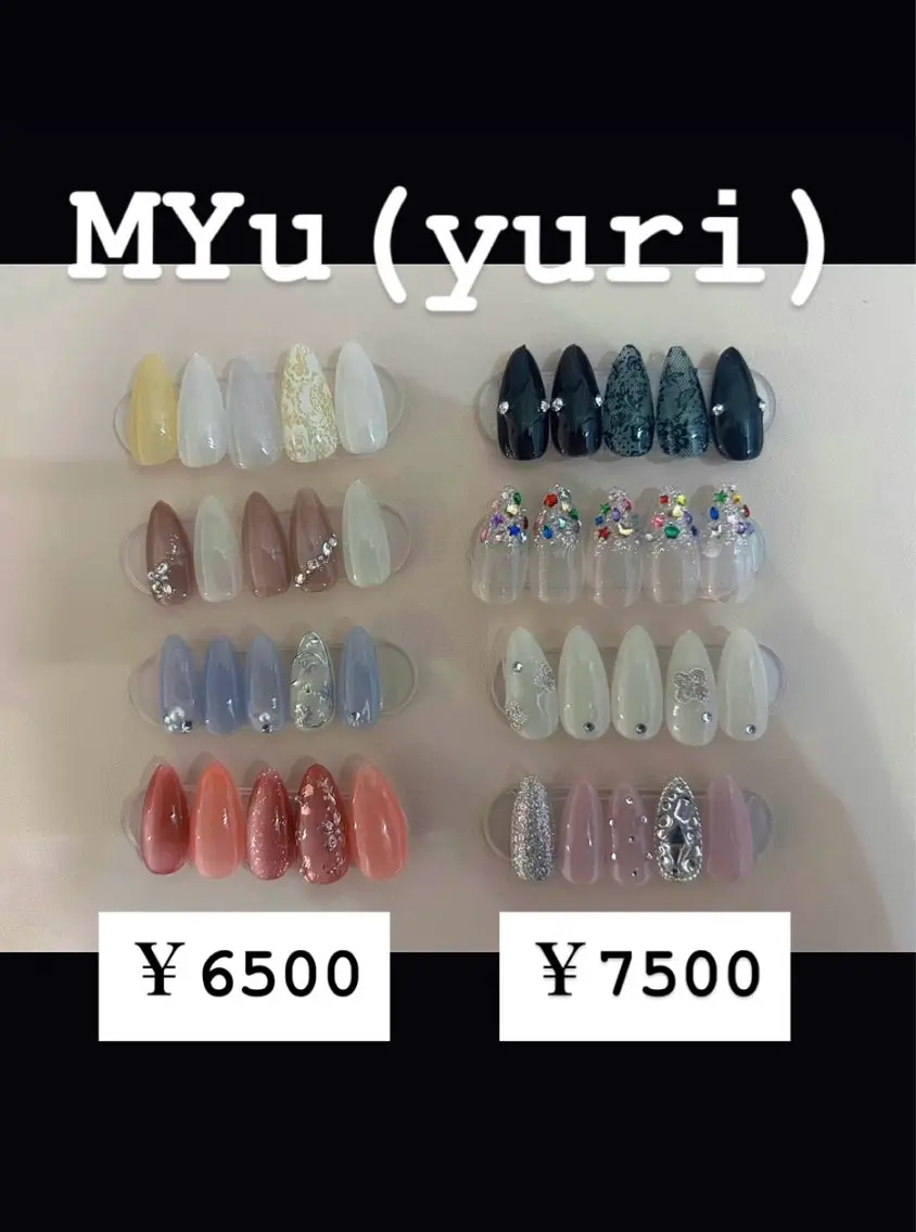 レース、フラワー🌸定額デザインネイル6500円(オフ込※デコネイル、チップオフは➕1000円)の写真