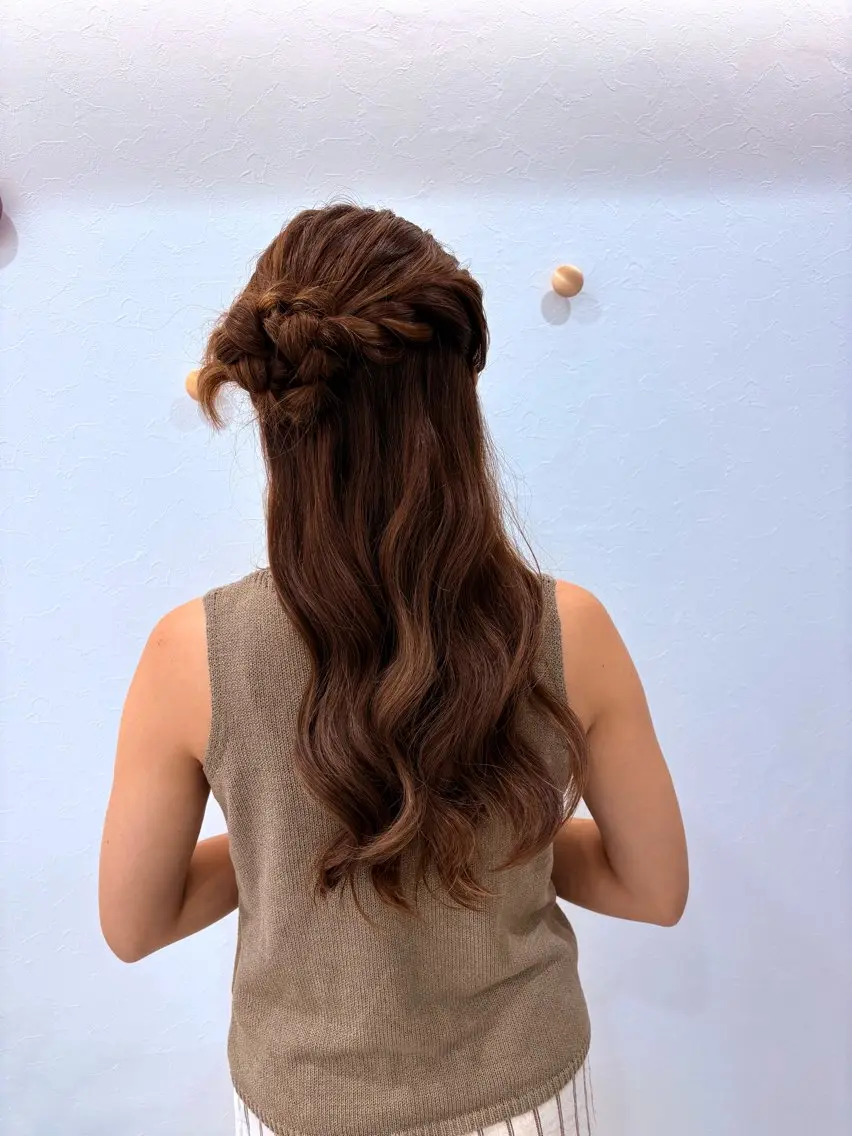 ロング ヘアアレンジ キッズ ヘアセット／六本木 Yukaのヘアスタイル