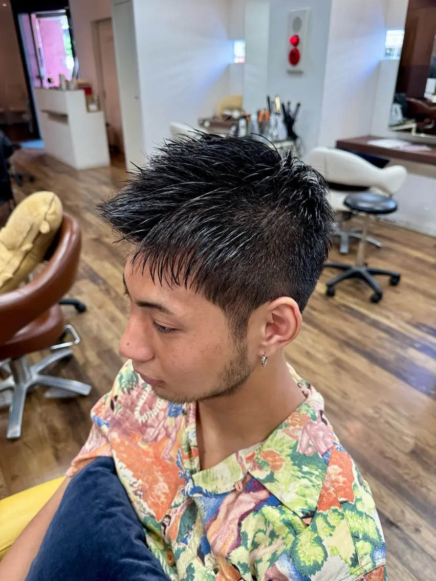 ショート メンズ 渋谷 洸貴のヘアスタイル