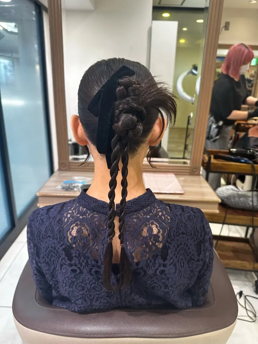 ロング ヘアアレンジ ヘアセット ヘアセット/メンズ パーマChihoのヘアスタイル