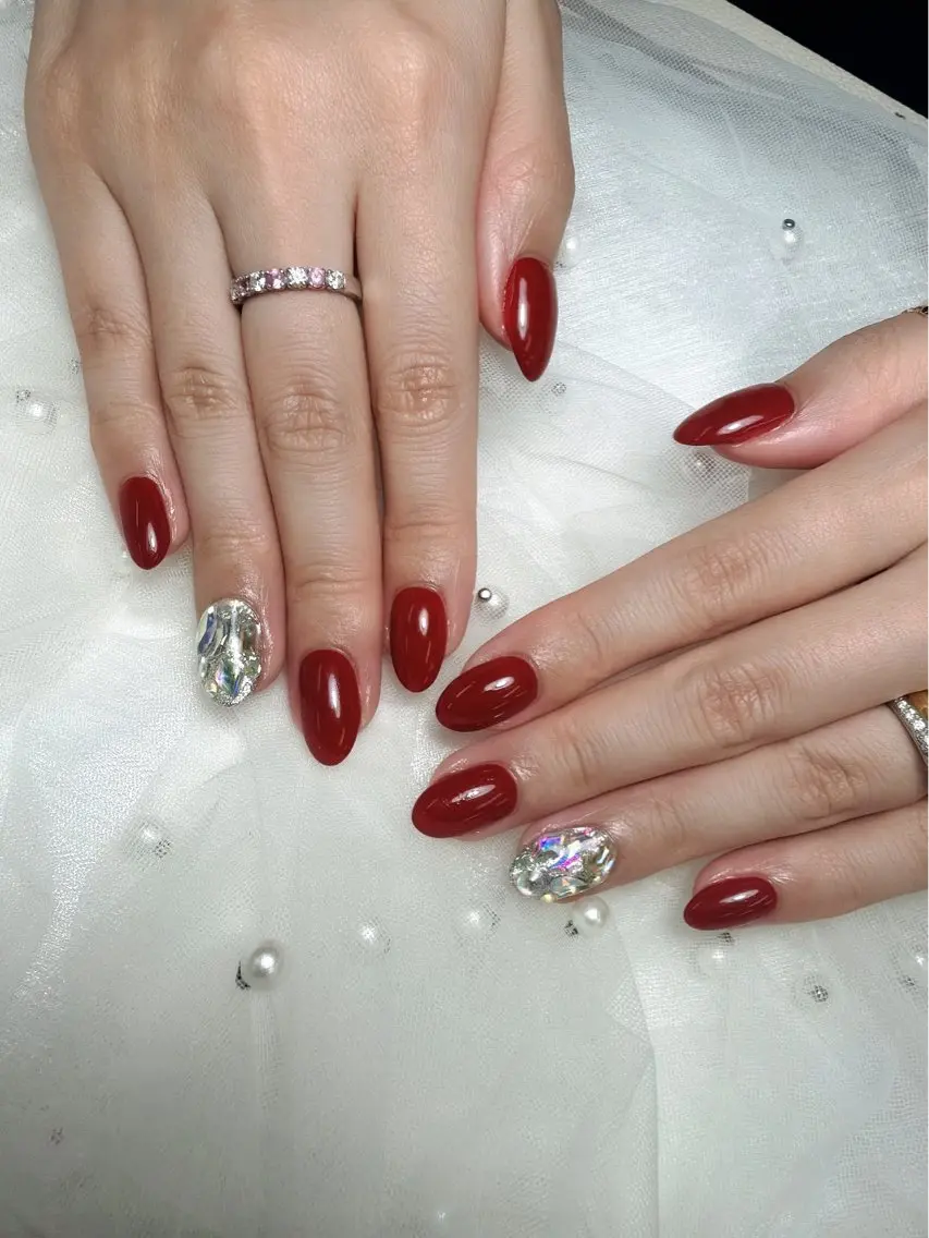 ネイル ハンドネイル ハンドケア RUBYネイルサロン 9Caratsのネイルデザイン