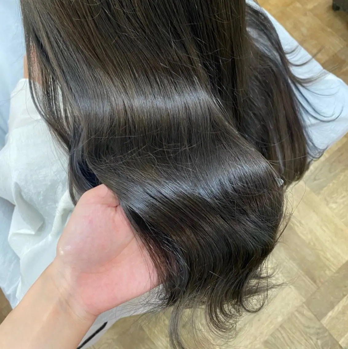 【当日限定】 カット+カラー+髪質改善トリートメントLv1【nui 茨木】の写真