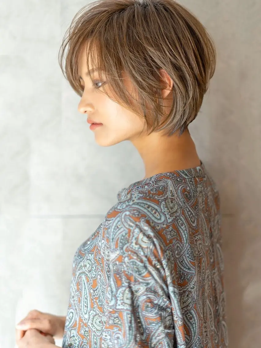 ショート ✄安野祥華銀座大人 絶壁解消ショート✄のヘアスタイル