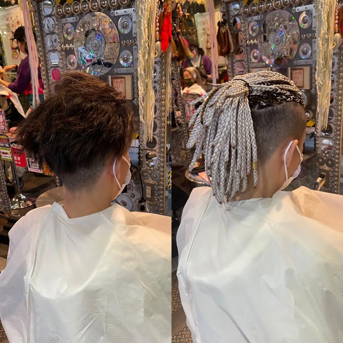 ロング ヘアアレンジ メンズ マツエク・マツパ 🌈派手髪エクステ ブレイズ🌈ひろとのヘアスタイル