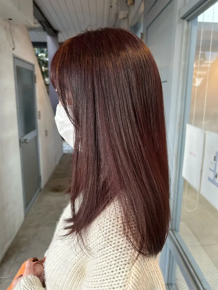 ロング ヘアカラー 本澤 朋香のヘアスタイル