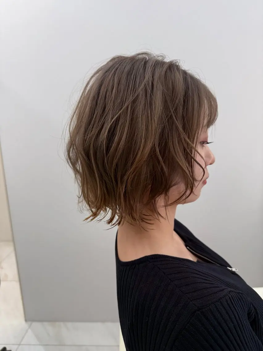 ショート パーマ ボブ ボブパーマ RYOのヘアスタイル