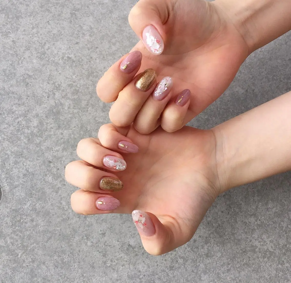 ネイル 持ち込み スカルプネイル ハンドネイル nail salon Soeurのネイルデザイン