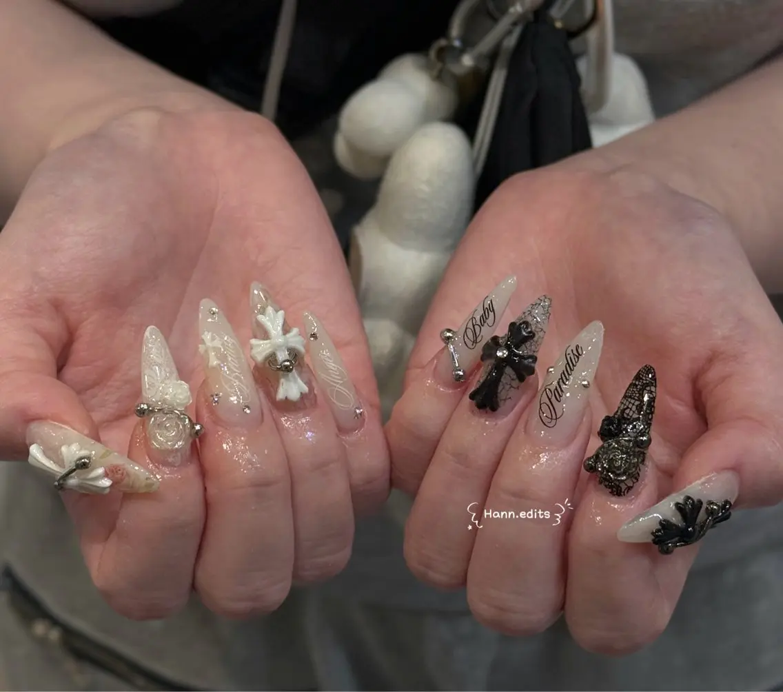 セミロング ハンドネイル Aila Nail ShinOkuboのネイルデザイン
