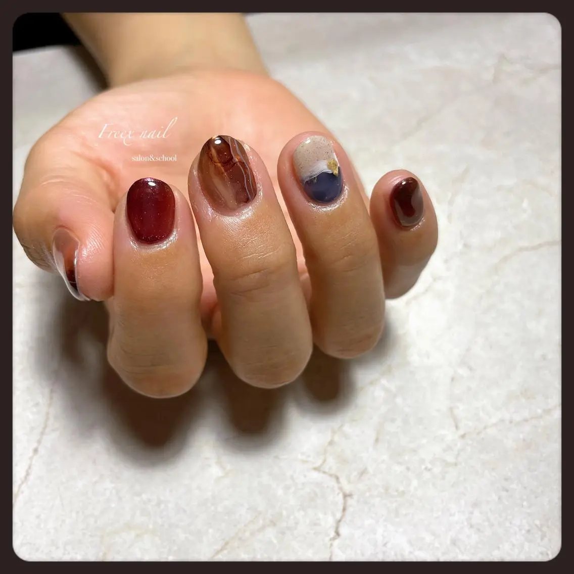 ネイル ニュアンスネイル ハンドネイル ハンドケア freex nail /ニュアンス/個性派のネイルデザイン