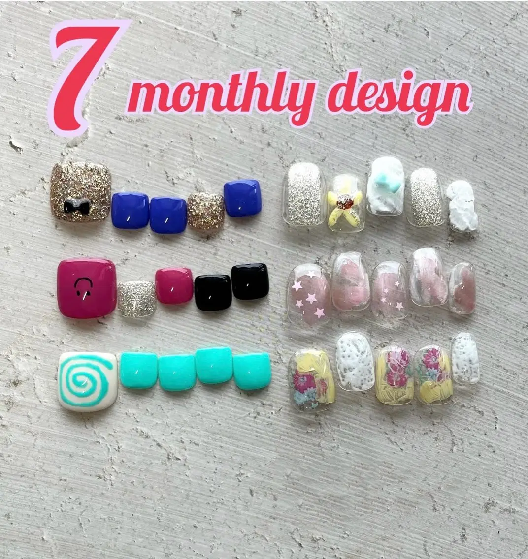 ⚠️注意事項必読 【hand】 monthlyデザイン オフ1本/¥110の写真