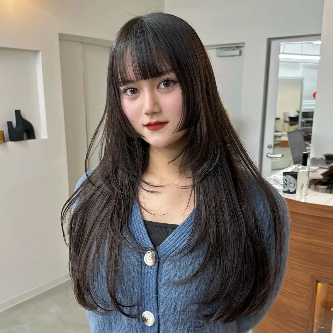 ロング カラー エクステモデル募集 💗大阪梅田/川上のヘアスタイル