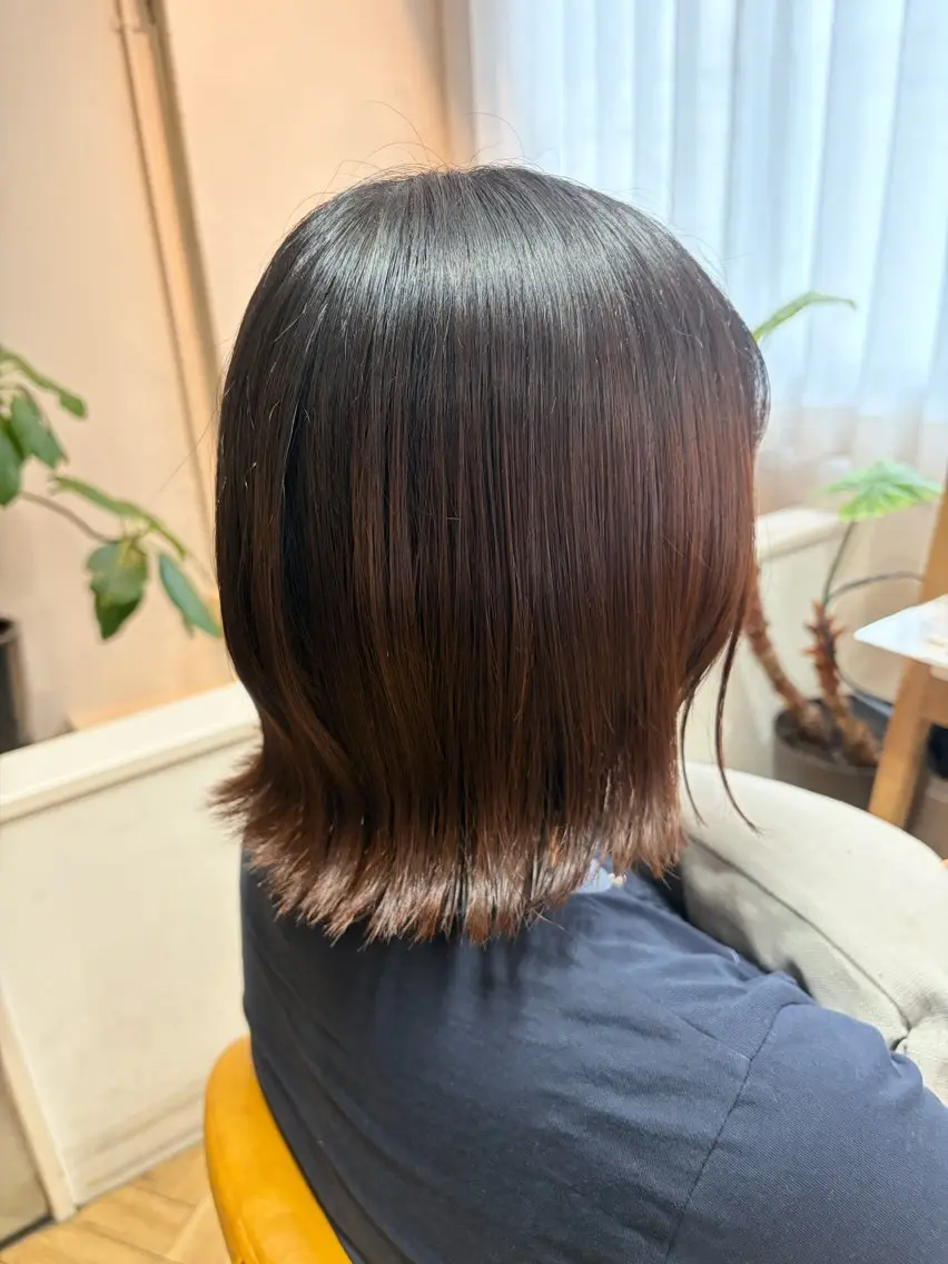 ミディアム トリートメント ヘッドスパ 秋月友那 TR&スパ モデル募集中のヘアスタイル