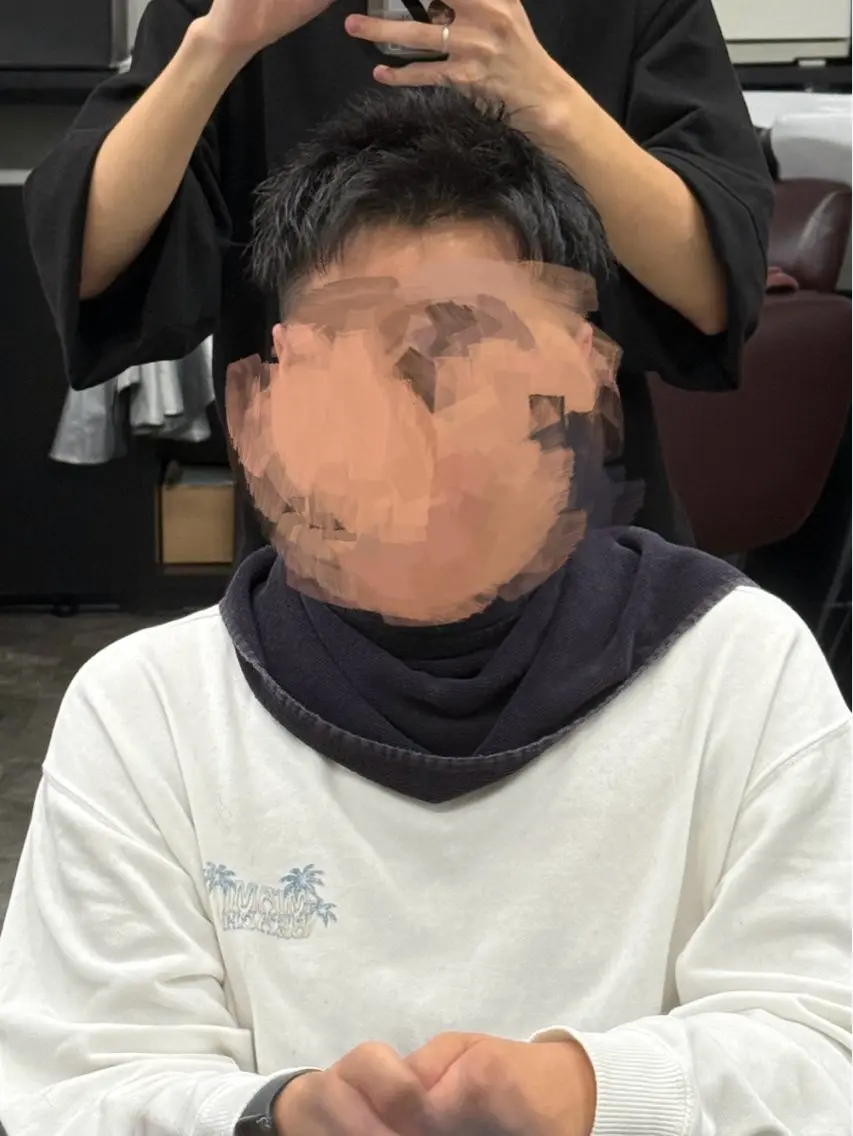 メンズ スパイキーショート masahi🐈‍⬛ パーマモデル様募集中のヘアスタイル