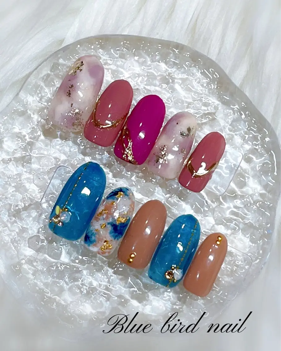 ネイル Blue bird  nailのネイルデザイン
