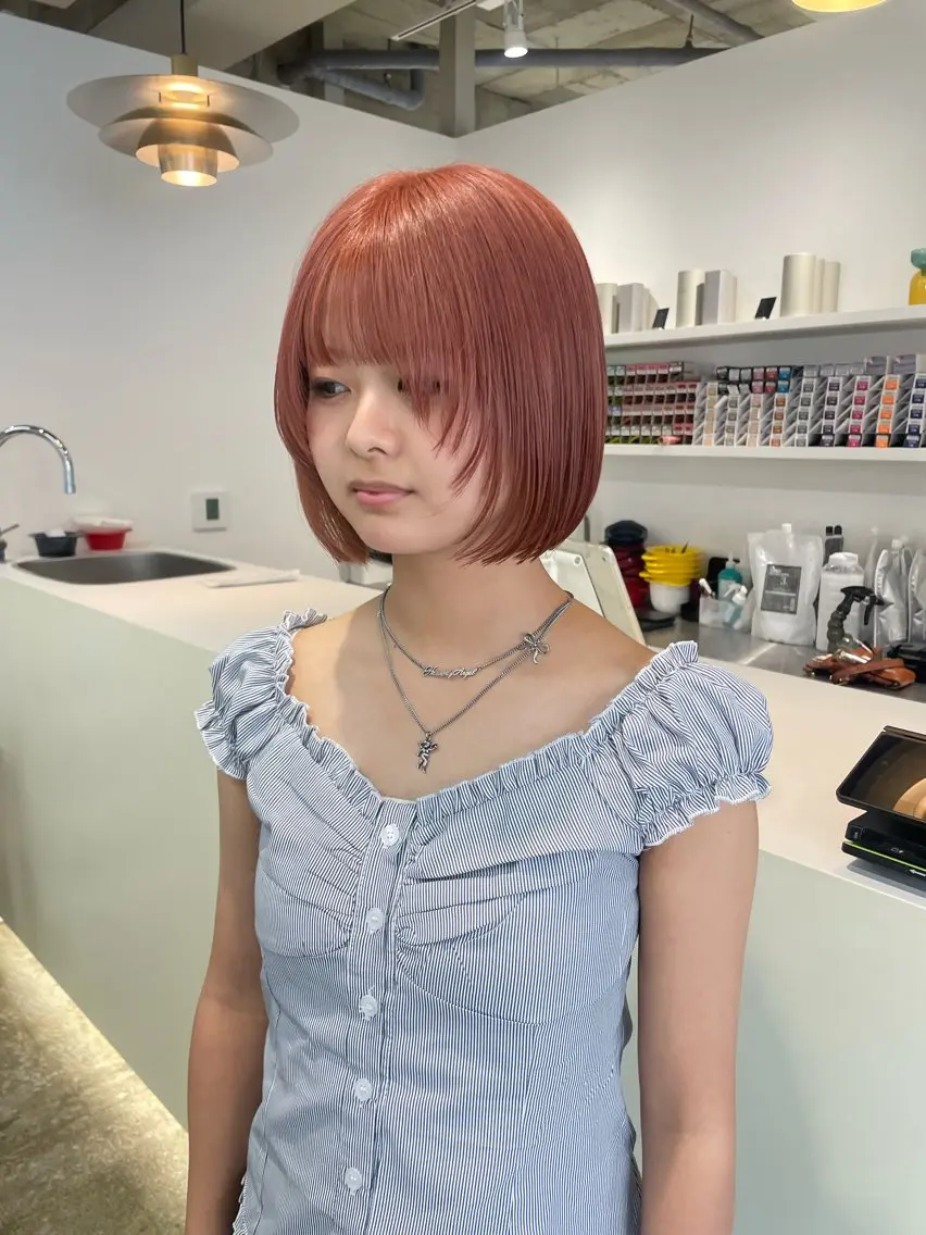 ショート カラー 𝘚𝘶𝘻𝘶 𓂃𓈒𓏸のヘアスタイル