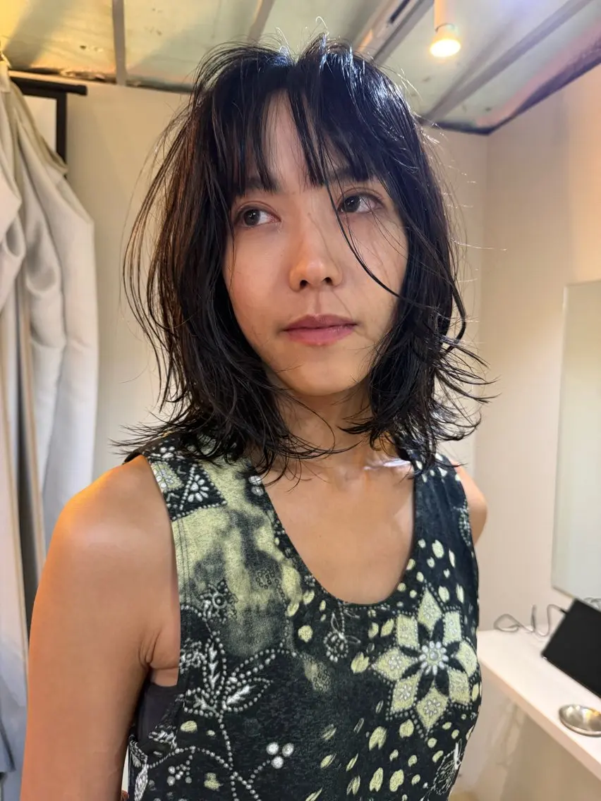 セミロング 髪質改善 レイヤーカット ローレイヤー トリートメント 林 コウセイ【三軒茶屋】のヘアスタイル