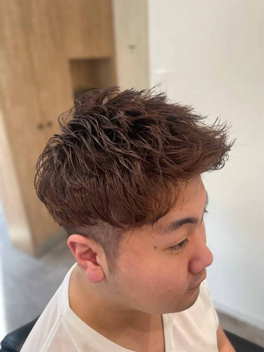 ショート 【メンズカット専門】 バーバー臼井涼真のヘアスタイル