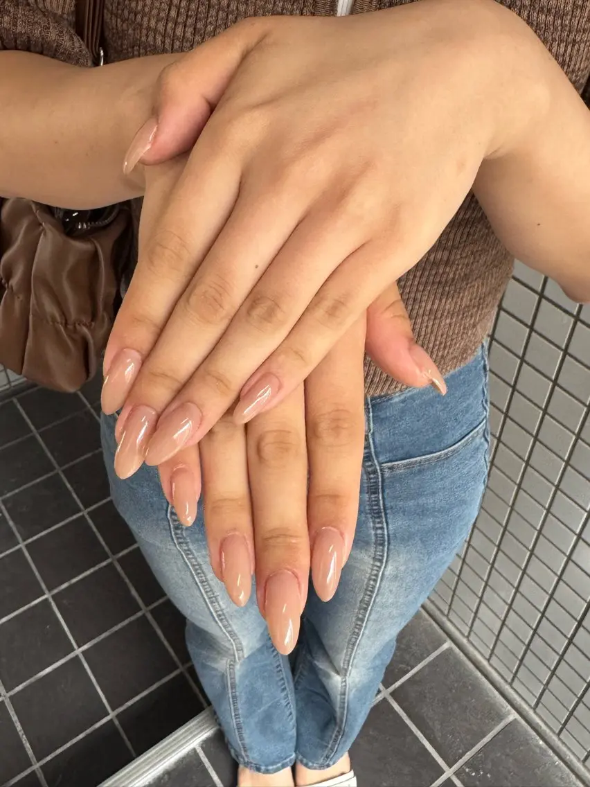 ネイル ロングネイル ハンドネイル カエデ/ 海外ネイル🌺のネイルデザイン