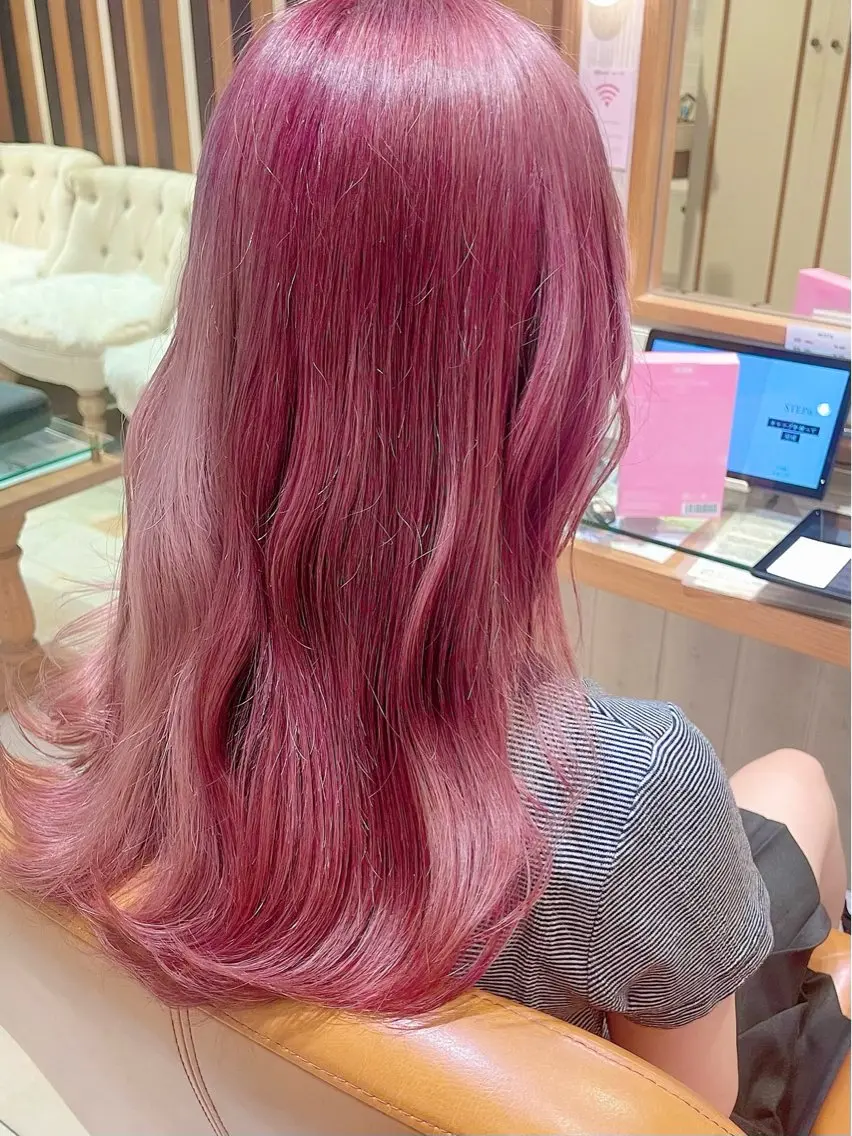 ❤️透明感❤️ 似合わせカット+ケアブリーチ+透明感カラー4stepトリートメント(ロング料金無し)の写真