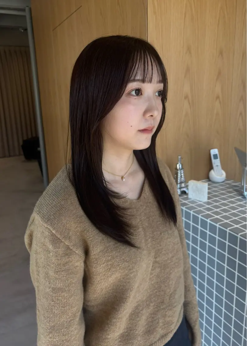 ロング カット トリートメント 透明感カラーが得意✨ arakawayuaのヘアスタイル