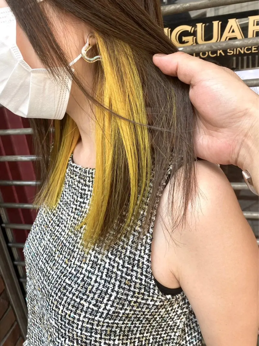 セミロング カラー AVANCE泉大津店 加茂瑞希のヘアスタイル
