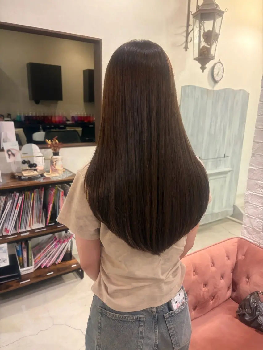 ロング MAHAE 東芝のヘアスタイル