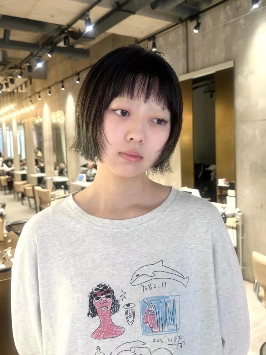 ショート ボブ カット aika  ★ 無料ショート★のヘアスタイル